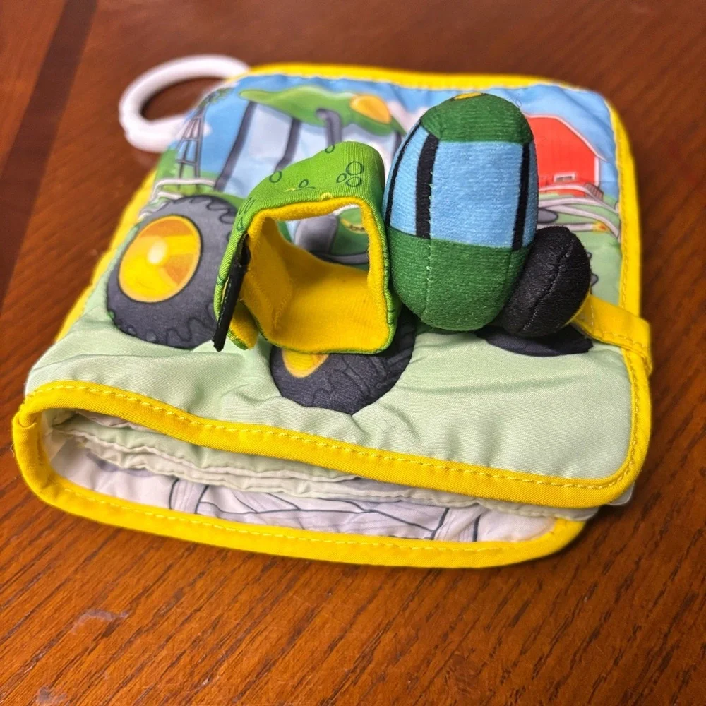 John Deere Baby Book and Rattles Bundle- 4‎ pieces